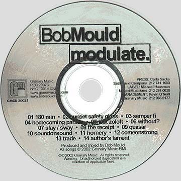 advance Modulate CD artwork
