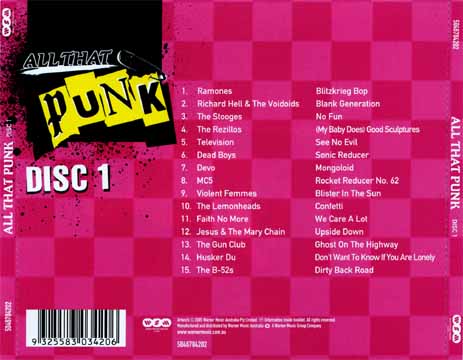 All That Punk 3xCD disc 1 back