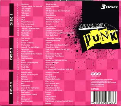 All That Punk 3xCD slipcase back