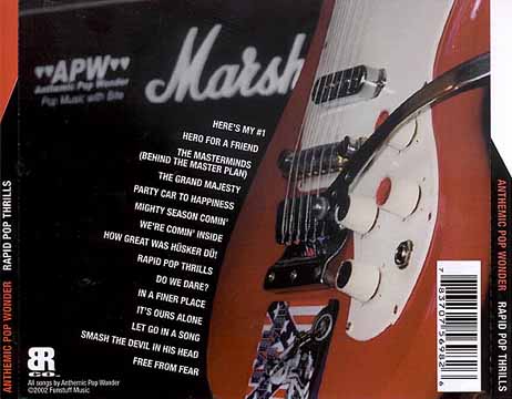 Rapid Pop Thrills CD back