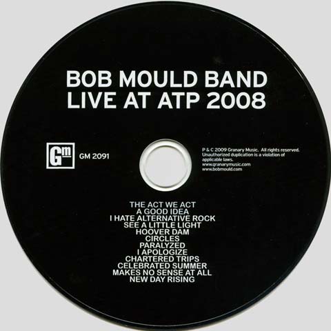 Live At ATP 2008 CD artwork