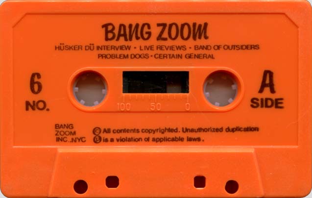 Bang Zoom No. 6 cassette shell side A