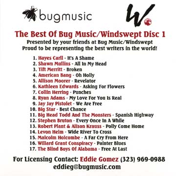 Best Of Bug Music/Windswept CD front