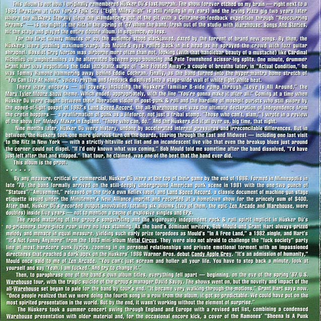 CD insert booklet outside page 1