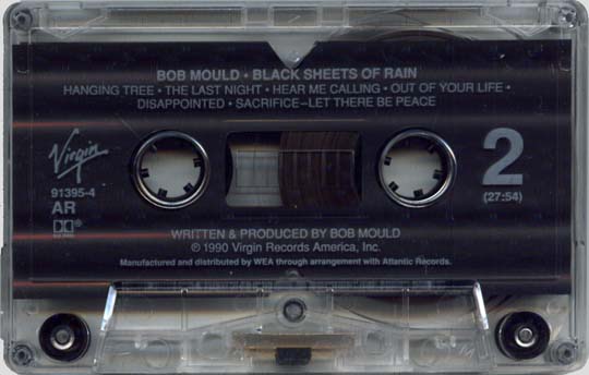 Black Sheets of Rain cassette shell side 2