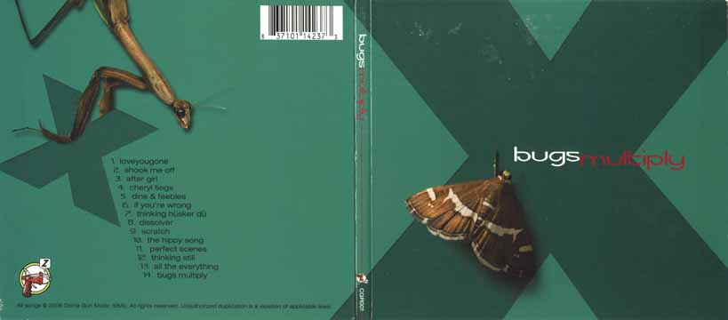 Bugs Multiply CD digipak front and back