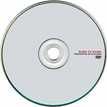 Burn To Shine 1 DVD artwork