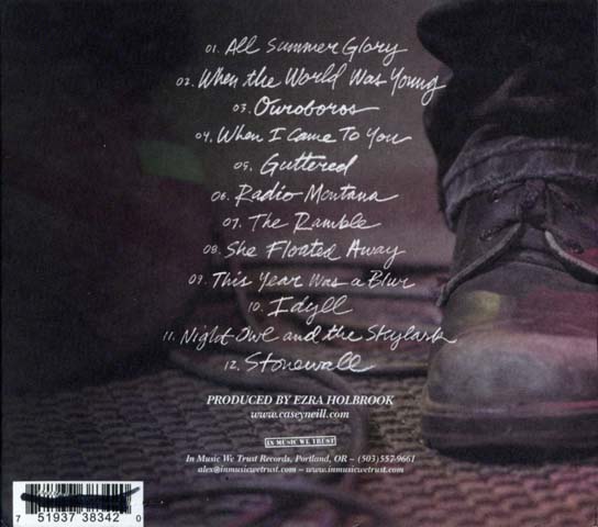 CD back cover