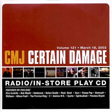 CMJ Certain Damage, Vol. 121 CD front