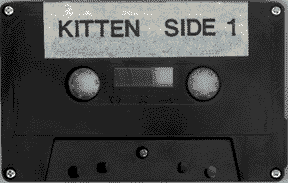 Kitten side 1 label