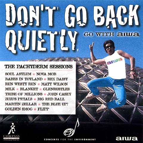 Don't Go Back Quietly, Go With Aiwa CD cover art front