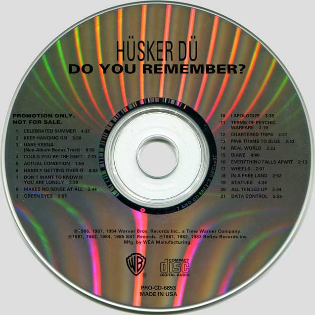 Do You Remember? promo CD disc artwork
