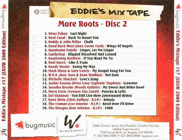 Eddie's Mixtape #17 CD back