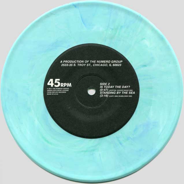 Extra Circus 7" aqua vinyl B-side