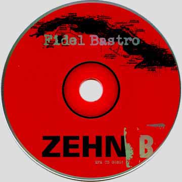 Various Artists <I>Fidel Bastro ZEHN B</I> CD artwork