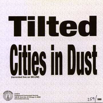 Four Star Alarm Tilted/Cities In Dust sleeve back