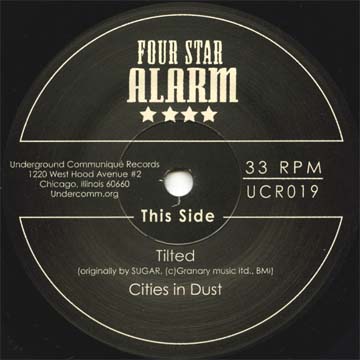 Four Star Alarm Tilted/Cities In Dust label