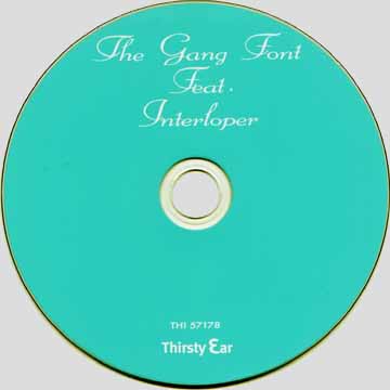 Gang Font CD disc artwork