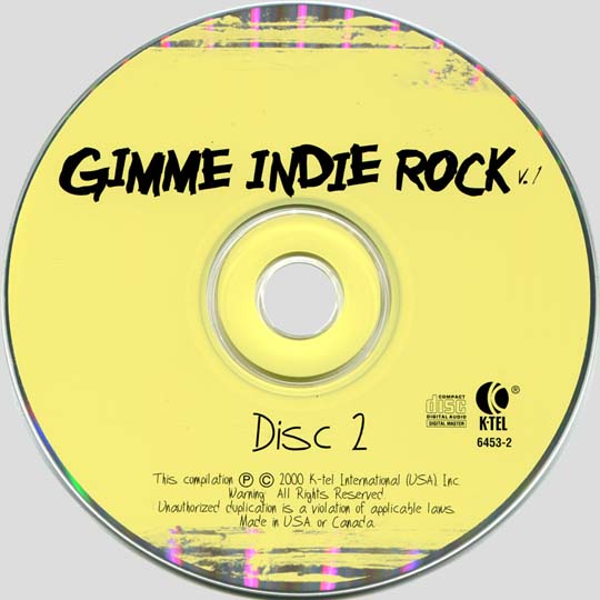 Gimme Indie Rock V.1 CD 2 artwork