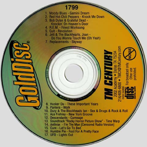 GoldDisc (1799) CD disc artwork