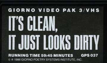 videocassette label