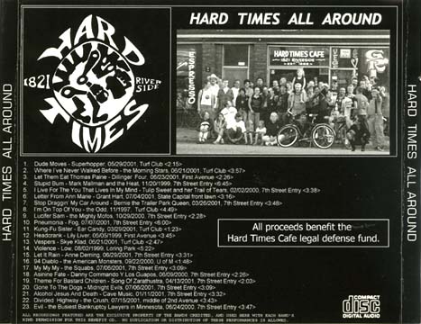 Hard Times All Around CD back