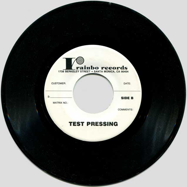 Helpless test pressing AA-side