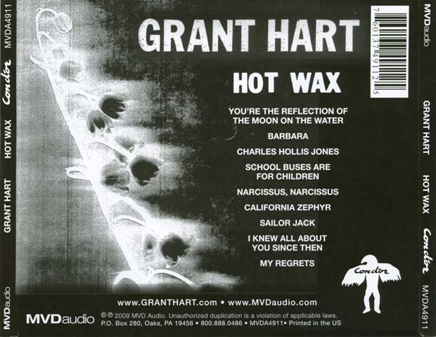 Hot Wax CD cover art back