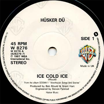 Ice Cold Ice 7" side 1 label