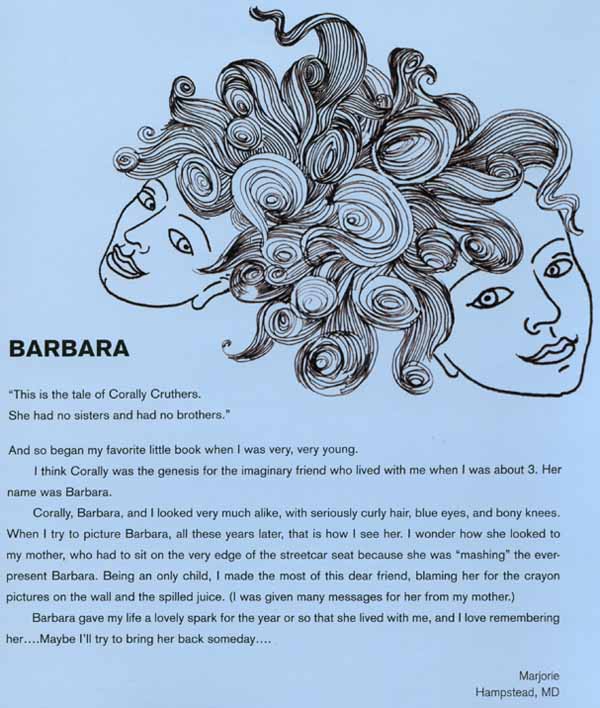 Imaginary Friends <I>Barbara</I> story