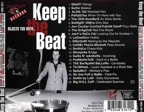 Keep The Beat CD back
