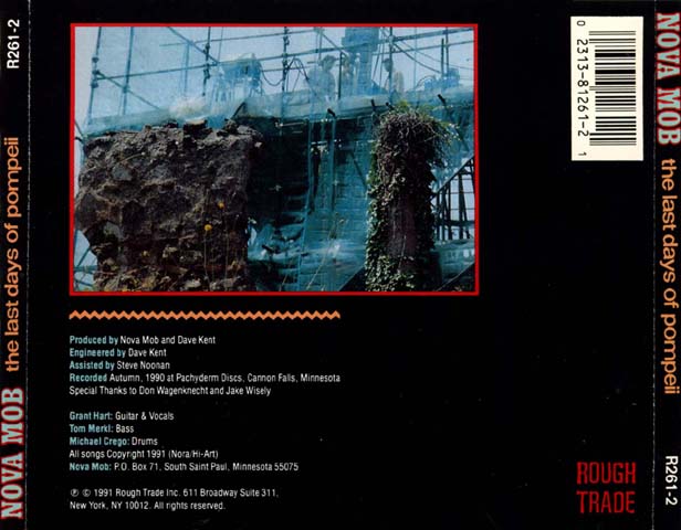 The Last Days Of Pompeii CD [US] cover art back