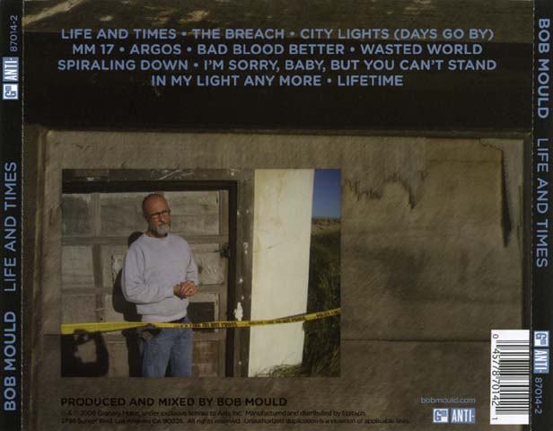 Life And Times CD cover art back