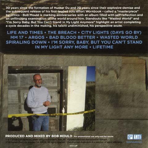 Life And Times promo CD cover art back