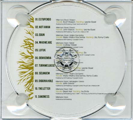 Lotuk digipak CD tray inlay