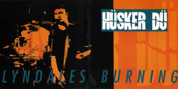 Hüsker Dü Lyndales Burning inlay unfolded