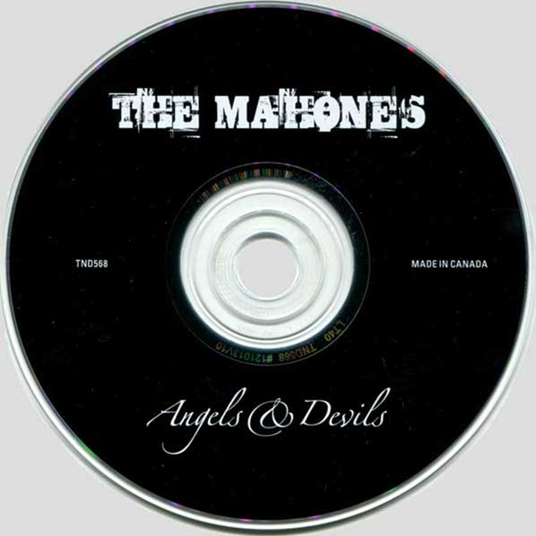 The Mahones — Angels & Devils CD disc artwork