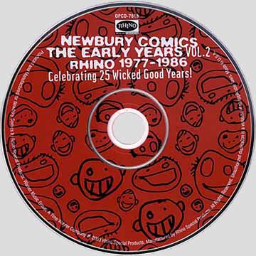 Newbury Comics/The Early Years Vol. 2 CD artwork