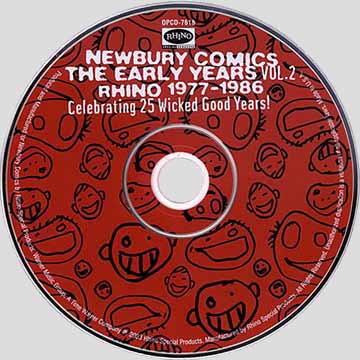 Newbury Comics/The Early Years Vol. 2 CD artwork