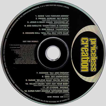 Priceless Creation CD artwork