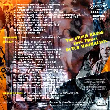 Various Artists <I>Skifflin' Post Punk From Holland</I> inside front