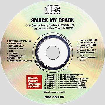 Smack My Crack CD artwork