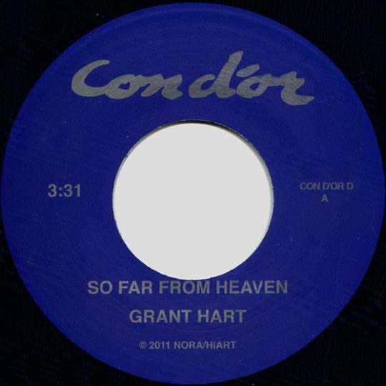 So Far From Heaven A-side label detail