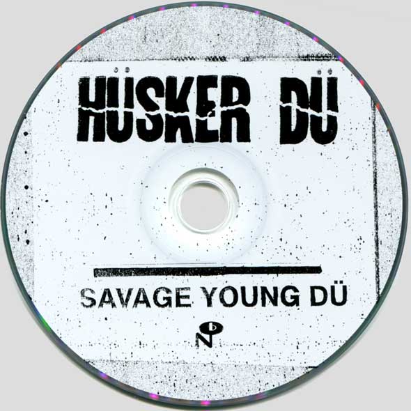 Savage Young Dü sampler CD disc