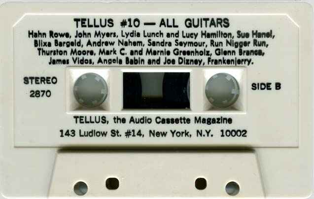 Tellus #10 cassette shell side B