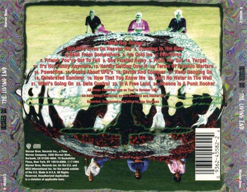 The Living End CD back