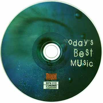 Today's Best Music CD artwork