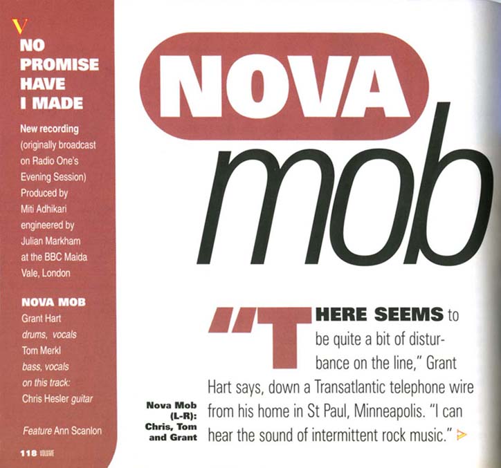 Volume 13, The Lucky Issue Nova Mob article page 1