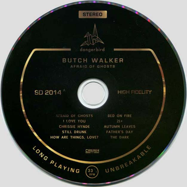 Butch Walker — Afraid Of Ghosts CD artwork