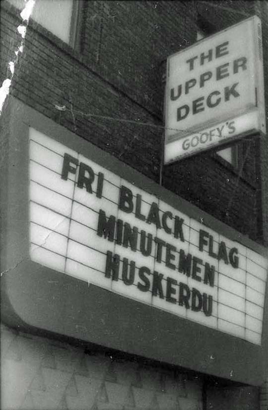 Hüsker Dü, Goofy's Upper Deck, Minneapolis MN, 18 Mar 1983